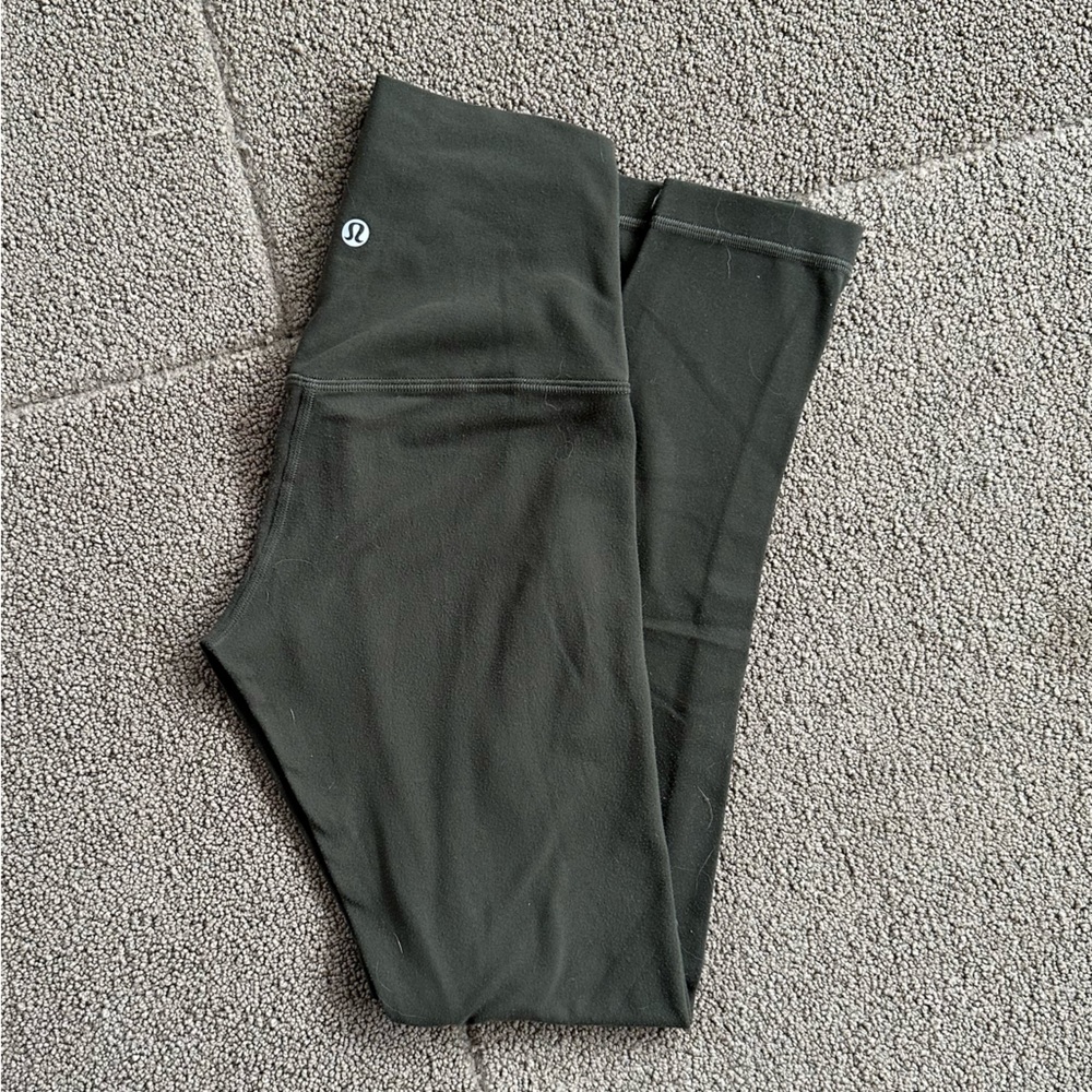 Lululemon Align 25" Olive Green (size 2)